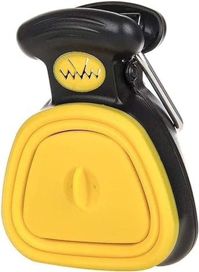 KsPups Dog Pooper Scooper, Portable Sanitary Dog Waste Pick Up, Pet Waste Cleaner for Outdoors with Expandable Waste Container and Clip for Outdoor Walking I Multicolor - Image 3